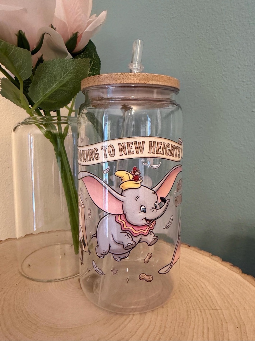 Disney Dumbo AcrylicTumbler with Bamboo Lid